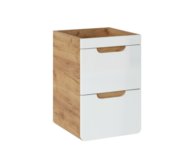 Valamukapp Comad ARUBA WHITE 40 cm, Craft-tamm ja läikiv valge