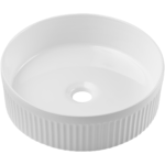 Tööpinnapealne valamu Comad Beyond 2, 36 × 36 cm, läikiv valge