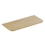 Vannitoa töötasapind Comad Ovalia Cremona, 100,4 × 45,8 × 2,2 cm, Cremona tamm