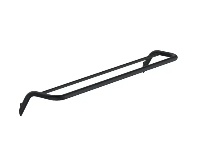Kahekordne seinale kinnitatav käterätikuhoidja Deante Silia 62 cm, matt must