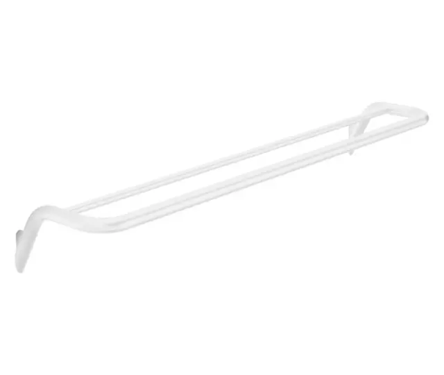 Kahekordne seinale kinnitatav käterätikuhoidja Deante Silia 62 cm, matt valge