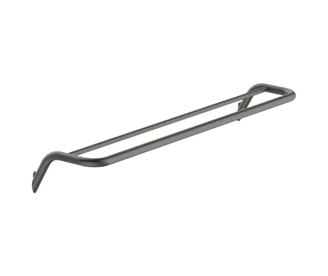 Kahekordne seinale kinnitatav käterätikuhoidja Deante Silia 62 cm, titaan