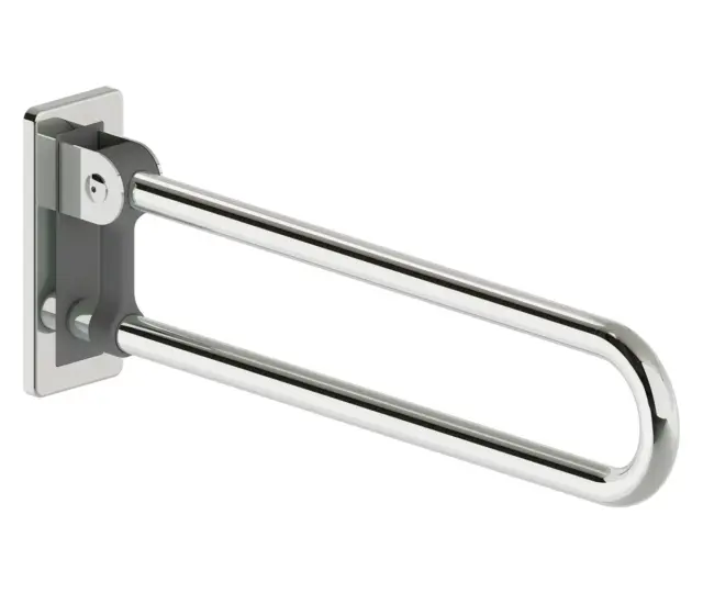 Kokkupandav tugikäepide Deante Lehnen 70 cm, poleeritud teras/antratsiit