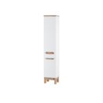 Kõrge vannitoakapp Comad BALI WHITE 35 cm, 2 ust ja 1 sahtel, valge