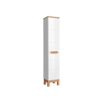 Kõrge vannitoakapp Comad BALI WHITE 35 cm, 2 ust, valge