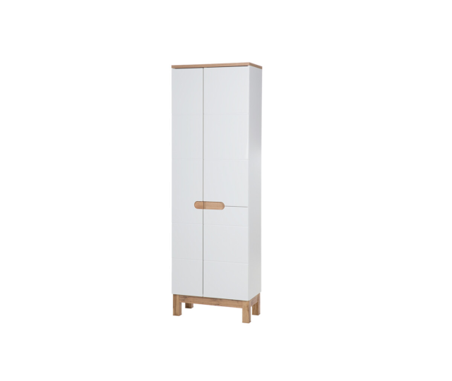 Kõrge vannitoakapp Comad BALI WHITE 60 cm, 3 ust, valge