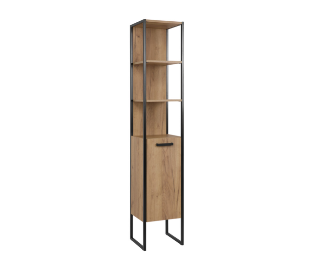 Kõrge vannitoakapp Comad Brooklin 35 cm, 1 uks, Craft-tamm