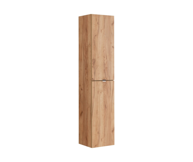 Kõrge vannitoakapp Comad CAPRI OAK 35 cm, 2 ust, Craft-tamm