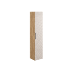 Kõrge vannitoakapp Comad Ocean Beige 35 cm, 1 uks, õlitatud tamm ja beež