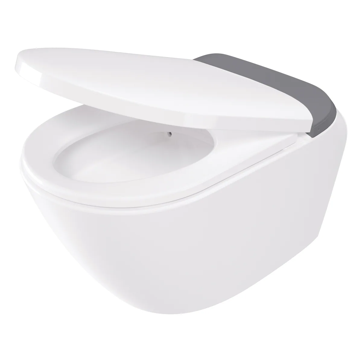 Nutikas WC-pott automaatse prill-lauaga Deante Silia basic 588x348 mm, valge