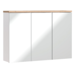 Peegelkapp Comad BALI WHITE 100 cm, valge