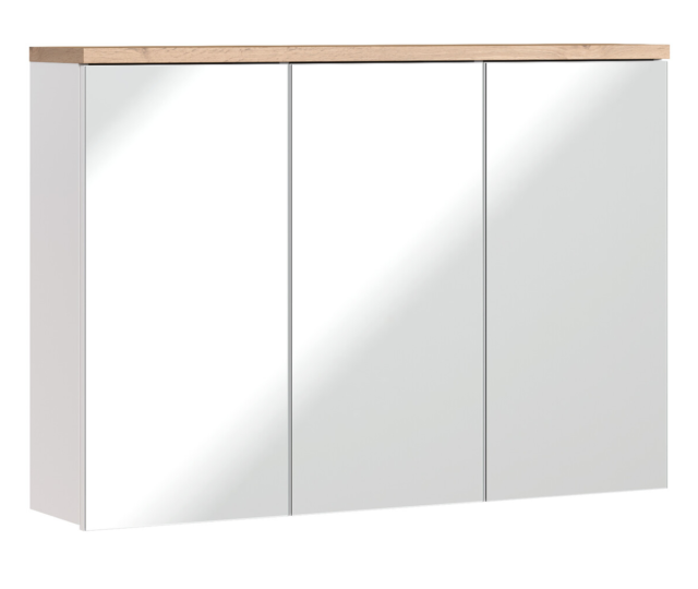 Peegelkapp Comad BALI WHITE 100 cm, valge