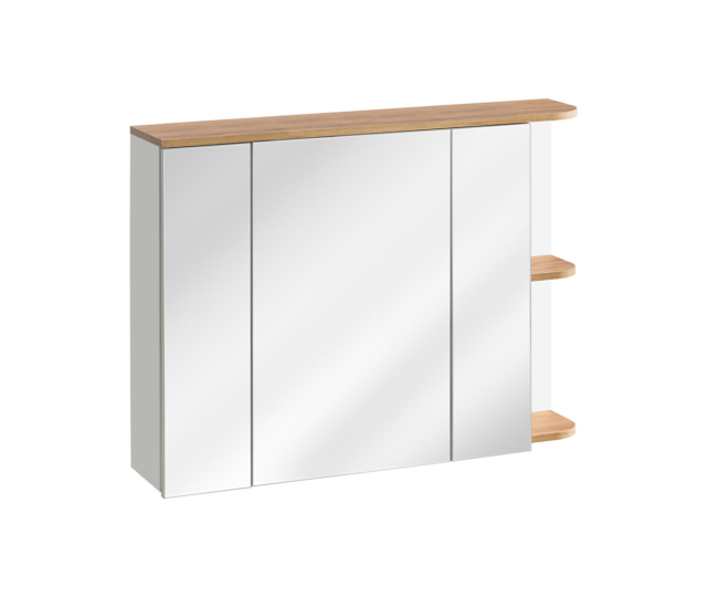 Peegelkapp Comad Platinum 94 cm, valge ja Craft-tamm