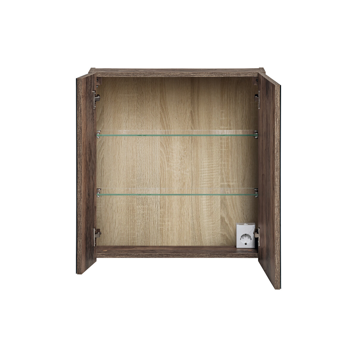 Peegelkapp Comad Santa Fe Oak 60 cm, Santa Fe vintage-tamm