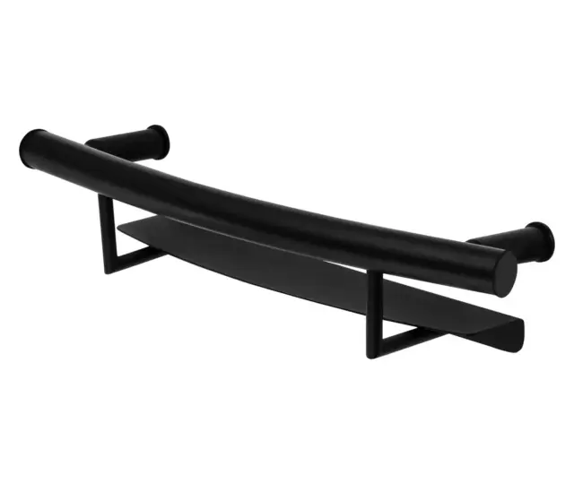 Riiuliga tugikäepide Deante Vital 52 cm, matt must