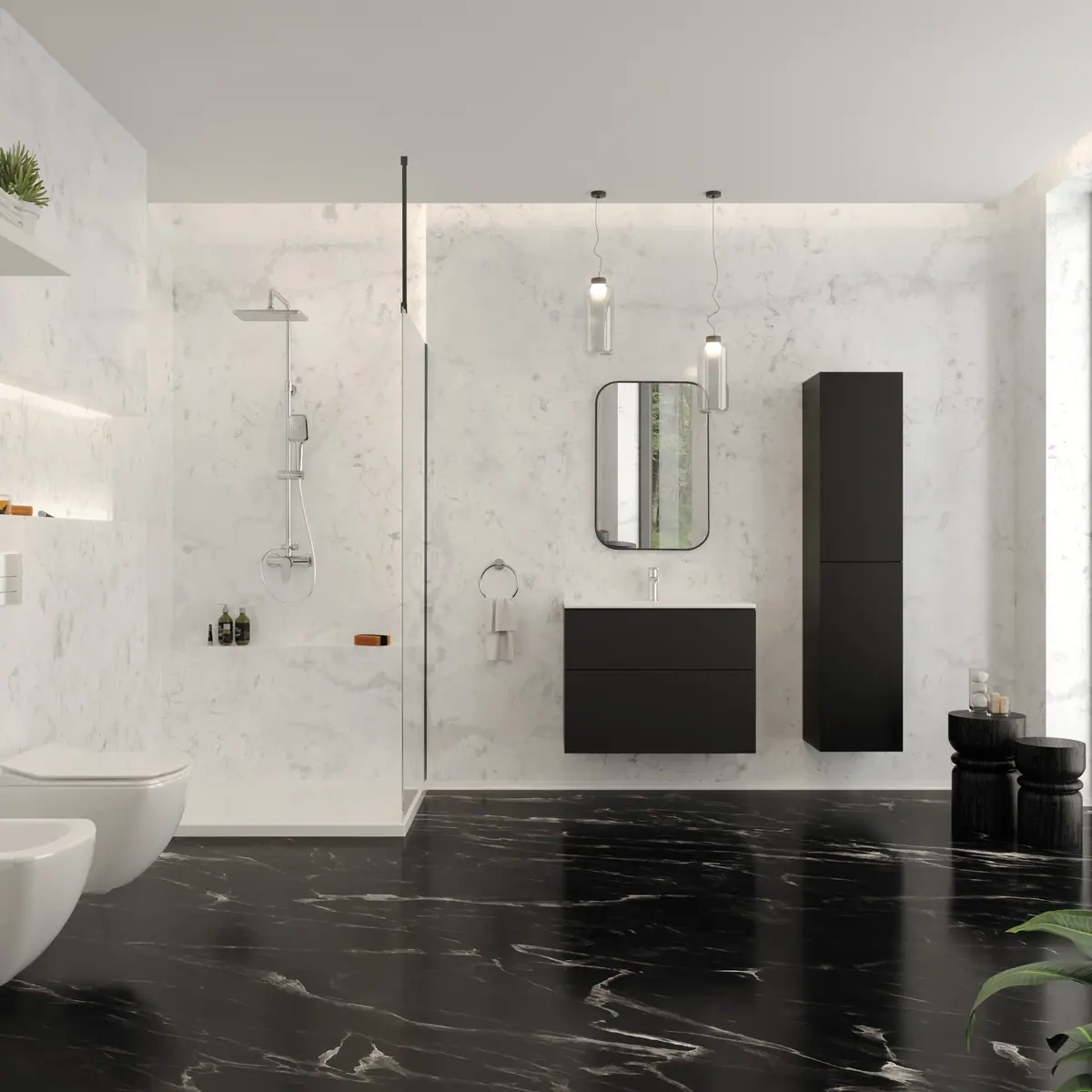 Seinapealne WC-pott Deante Blur 513x370 mm, valge