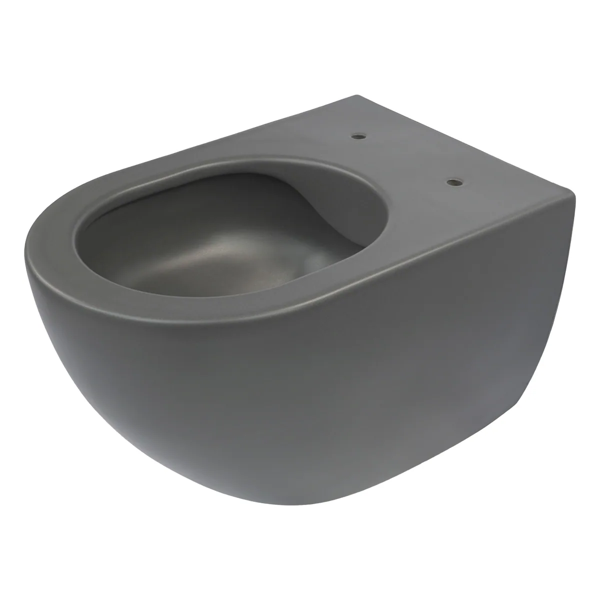 Seinapealne WC-pott Deante Peonia 510x360 mm, titaan/antratsiit