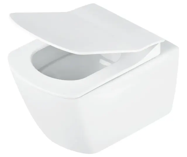 Seinapealne WC-pott prill-lauaga Deante Blur 513x370 mm, valge
