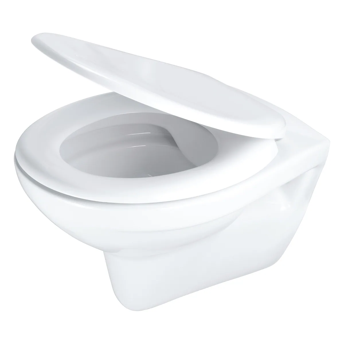 Seinapealne WC-pott prill-lauaga Deante Boro 529x375 mm, valge