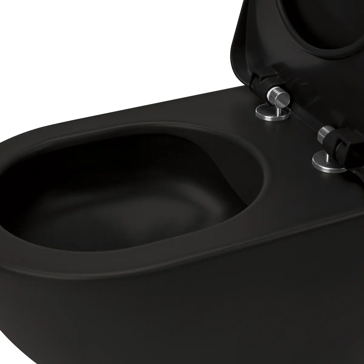 Seinapealne WC-pott prill-lauaga Deante Peonia 510x360 mm, must