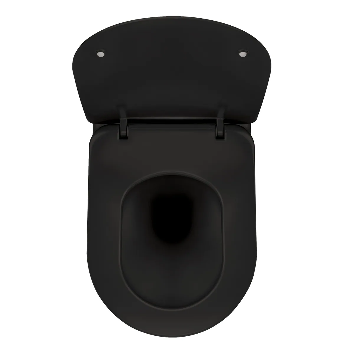 Seinapealne WC-pott prill-lauaga Deante Peonia 510x360 mm, must