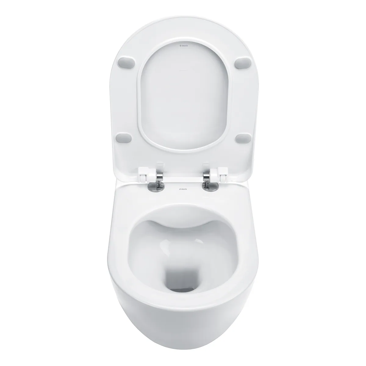 Seinapealne WC-pott prill-lauaga Deante Peonia, valge