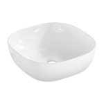 Tööpinnapealne valamu Comad Smile 40 41 × 41 cm, valge