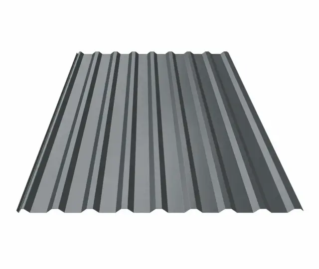 Trapetsprofiil katuseplekk TP-18 RR23 tumehall