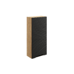 Ülakapp Comad Ocean Black 35 × 75 cm, matt must ja õlitatud tamm