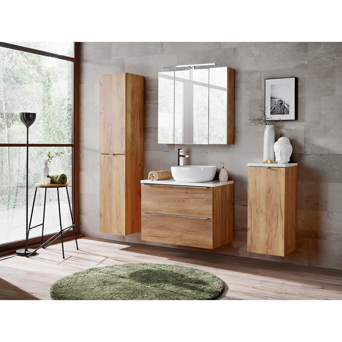 Valamukapp Comad CAPRI OAK 80 cm, Craft-tamm
