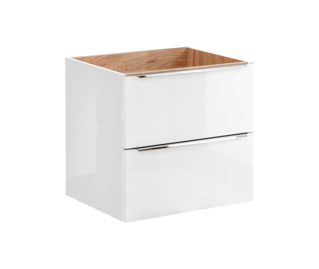 Valamukapp Comad CAPRI WHITE 60 cm, läikiv valge ja Craft-tamm