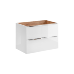 Valamukapp Comad CAPRI WHITE 80 cm, läikiv valge ja Craft-tamm