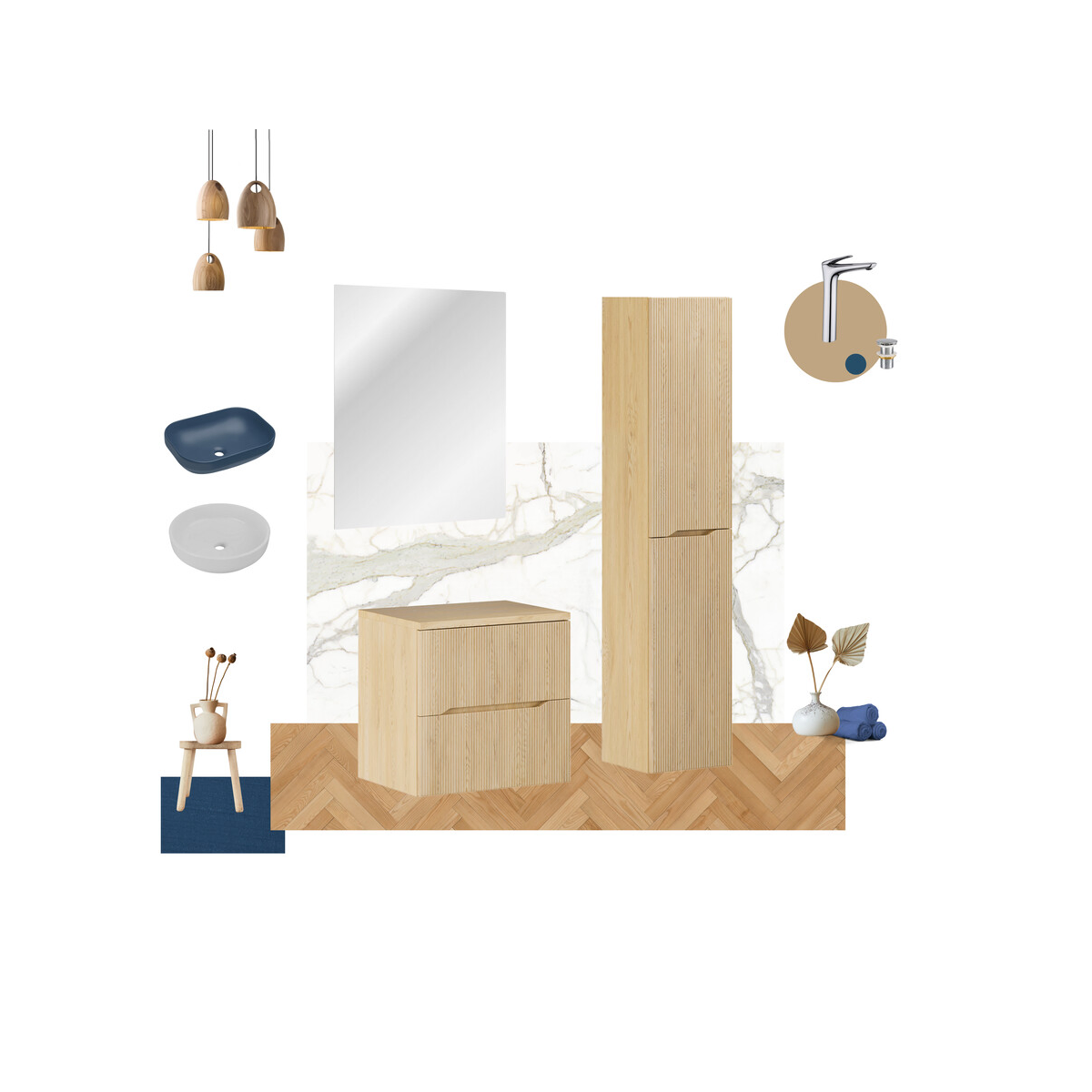 Valamukapp Comad Nordic Cremona 60 cm, Cremona tamm