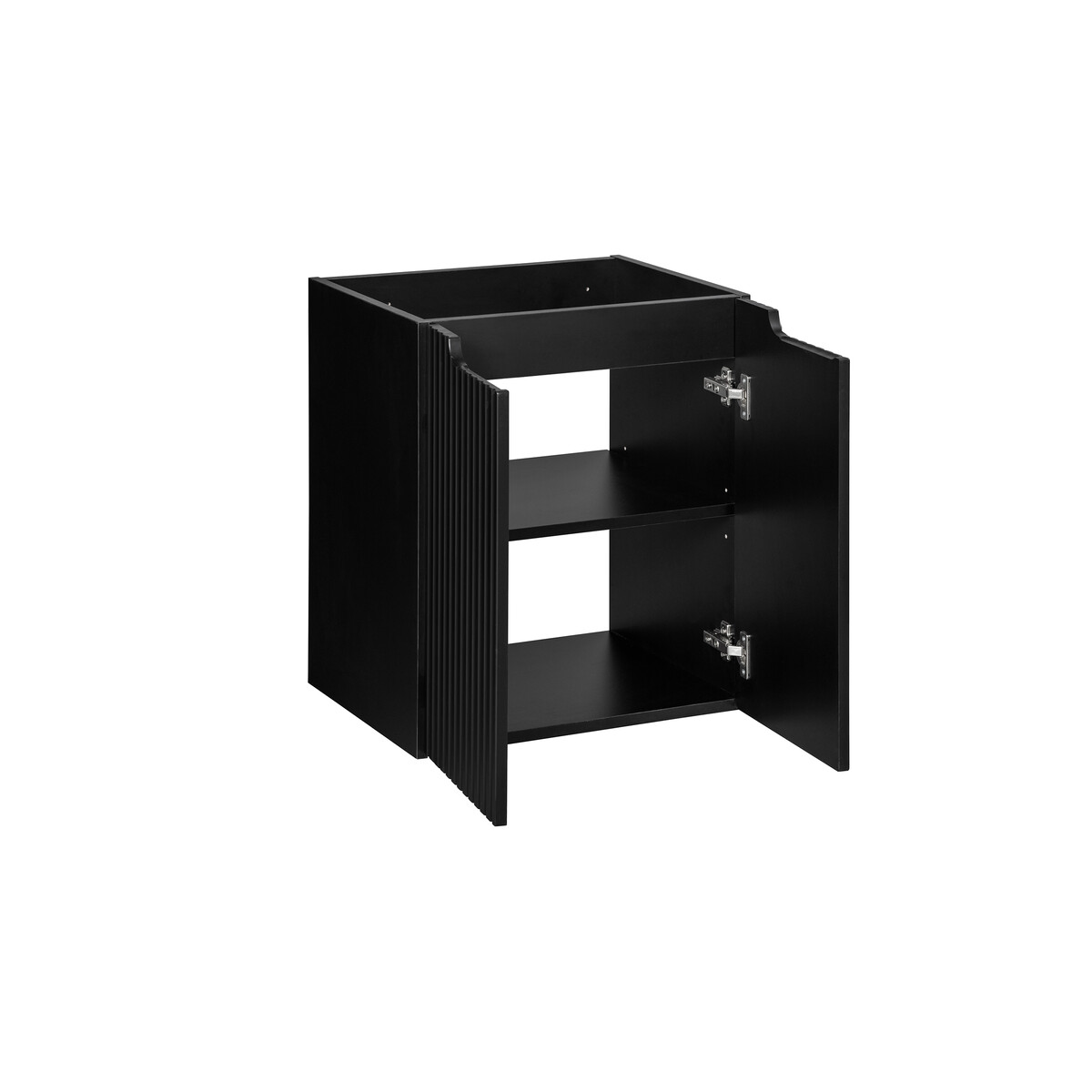Valamukapp Comad Nova Black 50 × 57 cm, 2 ust, matt must