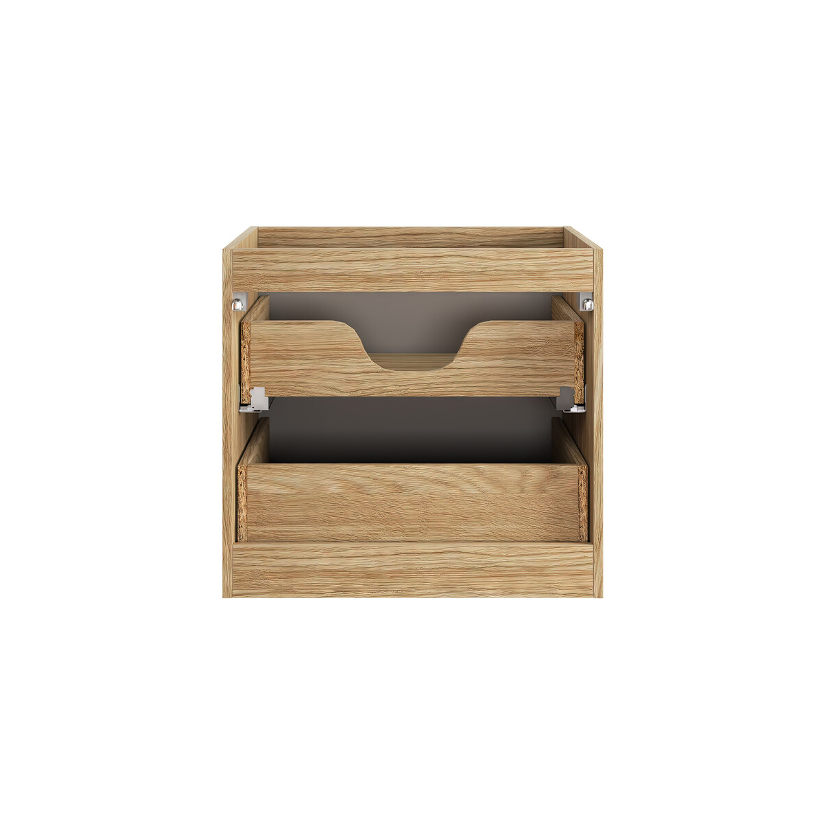 Valamukapp Comad Ocean Beige 60 × 57 cm, 2 sahtlit, õlitatud tamm ja beež
