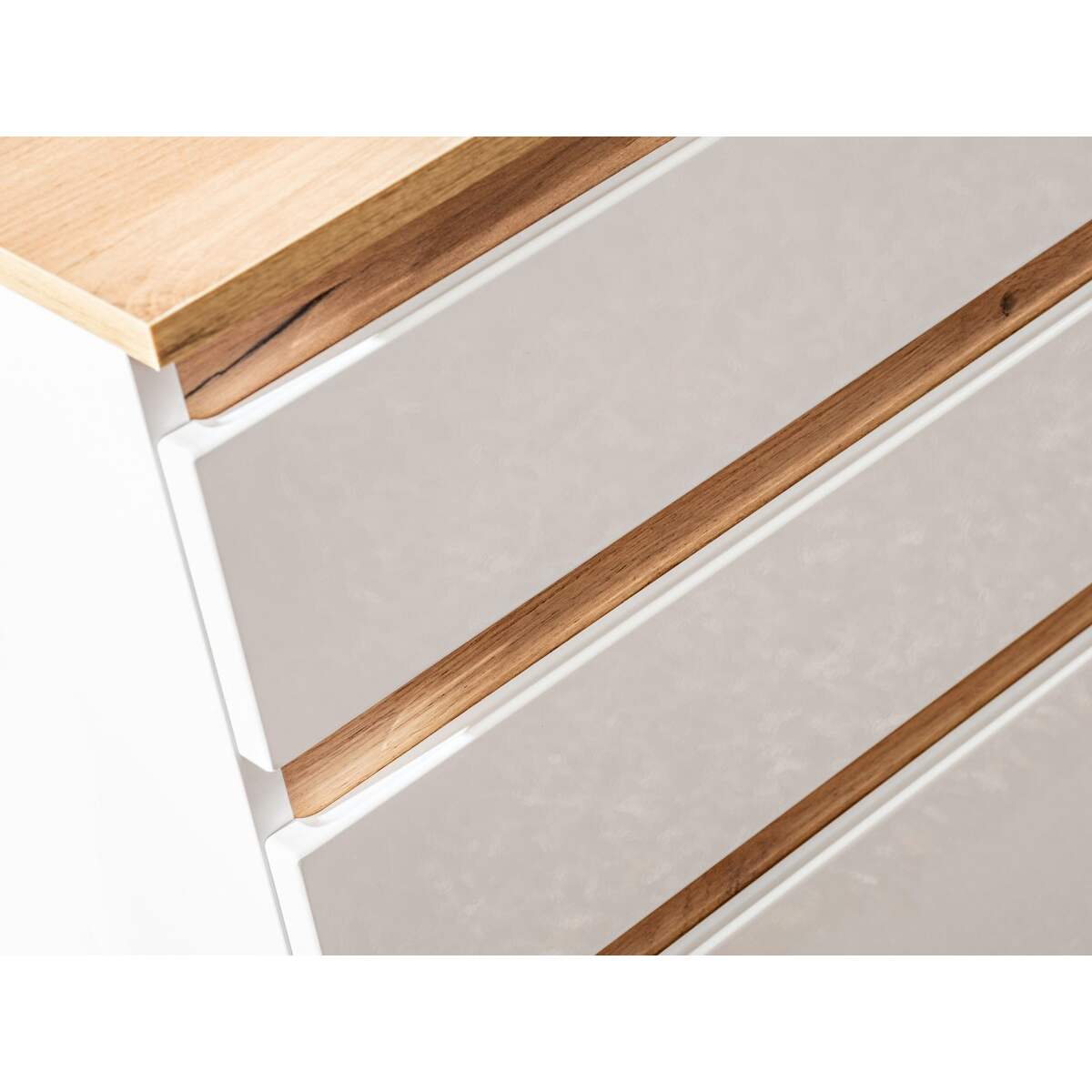 Valamukapp Comad Platinum 94 cm, valge ja Craft-tamm
