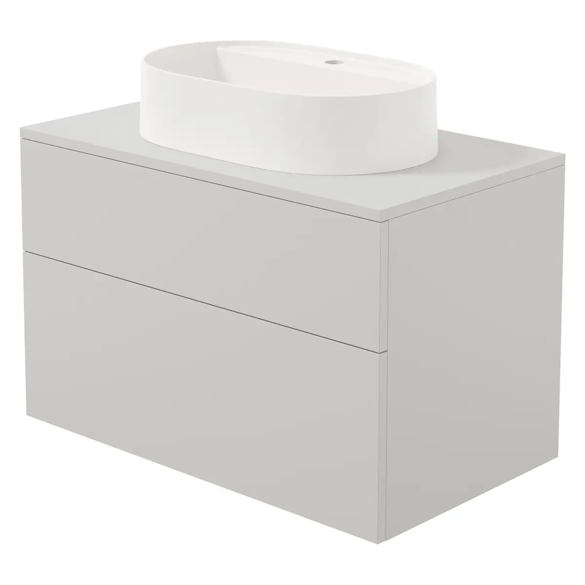 Valamukapp graniitvalamuga Deante Prizma/Silia 800 mm, kašmiir/alabaster, segistiavaga