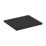 Vannitoa töötasapind Comad Black 60 × 46 × 2,5 cm, matt must