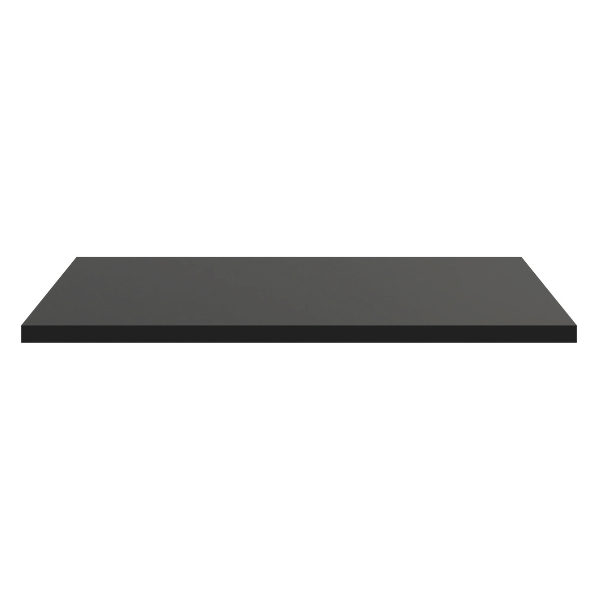 Vannitoa töötasapind Comad Black 80 × 46 × 2,5 cm, matt must