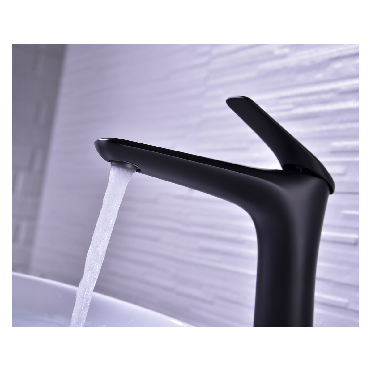Vannitoa töötasapind Comad Countertop Tall Taps 5 × 19 × 29 cm, matt must