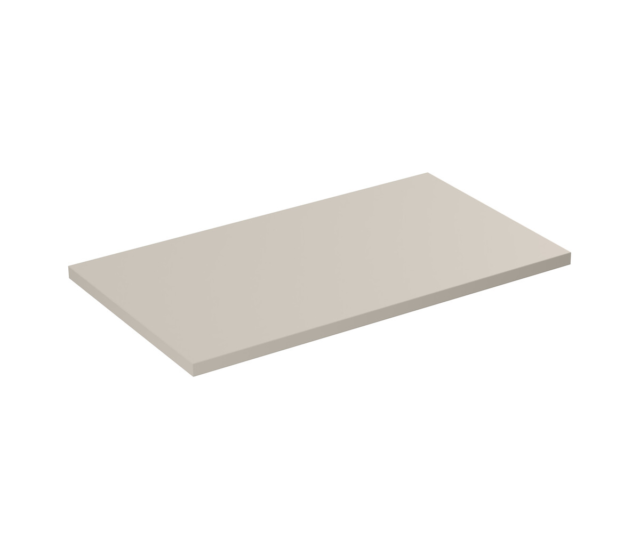Vannitoa töötasapind Comad Dalia Cashmere 80 × 46 × 2,2 cm, matt kašmiir