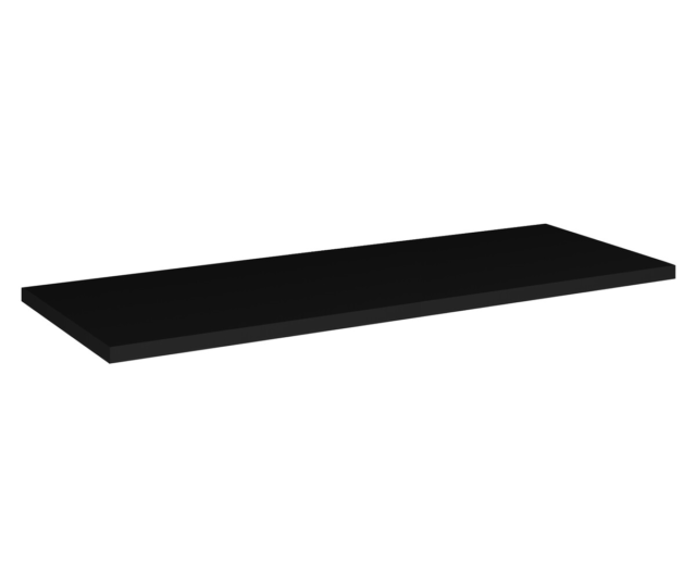 Vannitoa töötasapind Comad Nova Black 100,4 × 40 × 2,5 cm, matt must