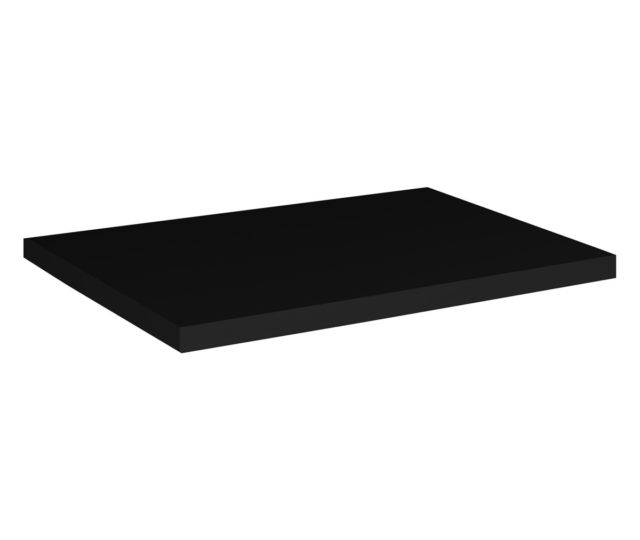 Vannitoa töötasapind Comad Nova Black 50,4 × 40 × 2,5 cm, matt must