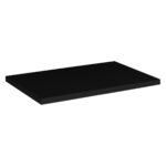 Vannitoa töötasapind Comad Nova Black 60,4 × 40 × 2,5 cm, matt must