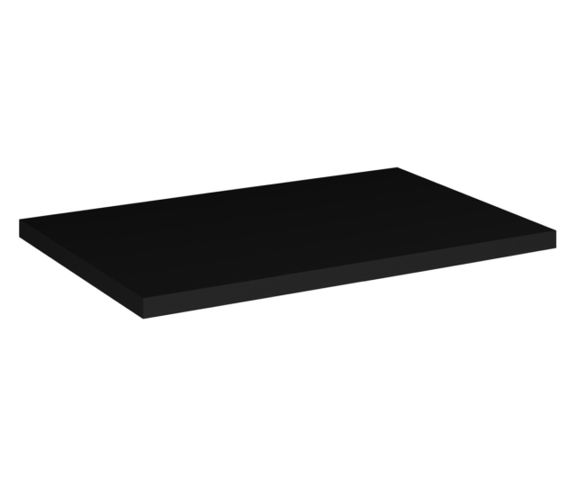 Vannitoa töötasapind Comad Nova Black 60,4 × 40 × 2,5 cm, matt must