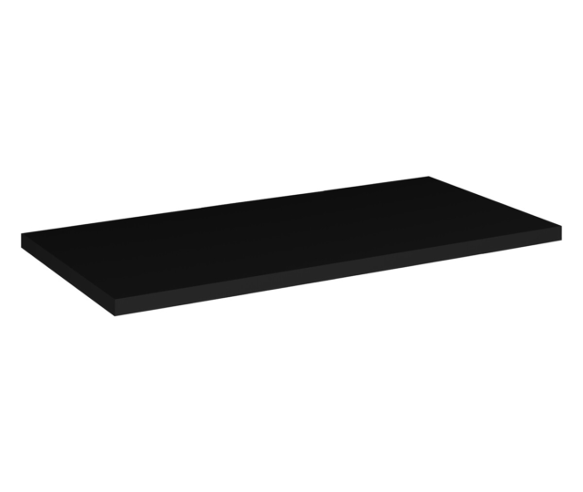Vannitoa töötasapind Comad Nova Black 80,4 × 40 × 2,5 cm, matt must