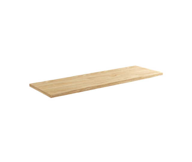 Vannitoa töötasapind Comad Ocean 140 × 46 × 2,5 cm, õlitatud tamm