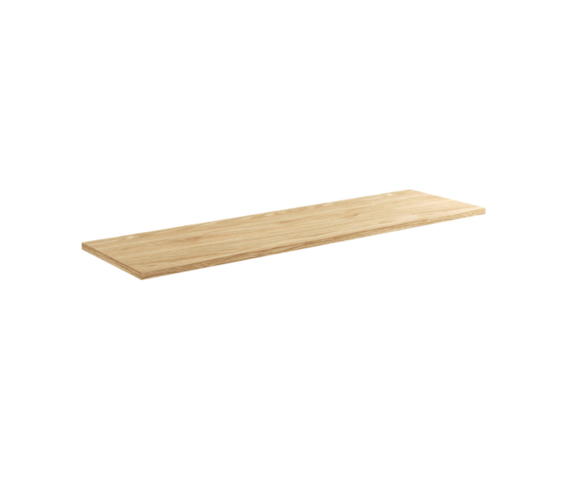Vannitoa töötasapind Comad Ocean 160 × 46 × 2,5 cm, õlitatud tamm