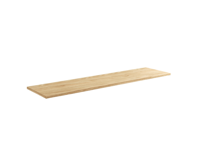 Vannitoa töötasapind Comad Ocean 180 × 46 × 2,5 cm, õlitatud tamm
