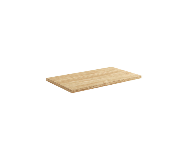 Vannitoa töötasapind Comad Ocean 70 × 46 × 2,5 cm, õlitatud tamm